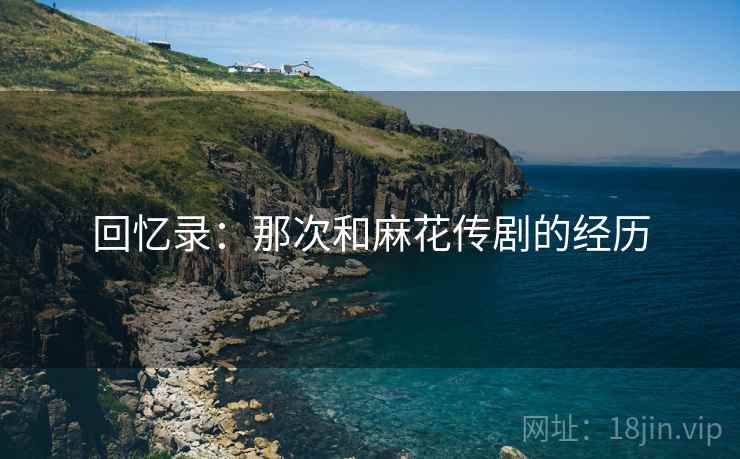 回忆录：那次和麻花传剧的经历