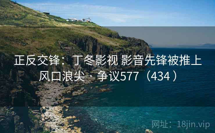 正反交锋：丁冬影视 影音先锋被推上风口浪尖 · 争议577（434 ）