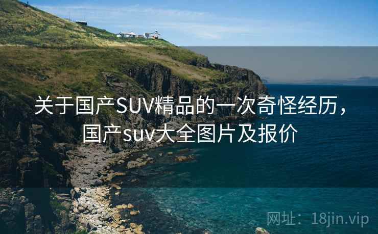关于国产SUV精品的一次奇怪经历，国产suv大全图片及报价