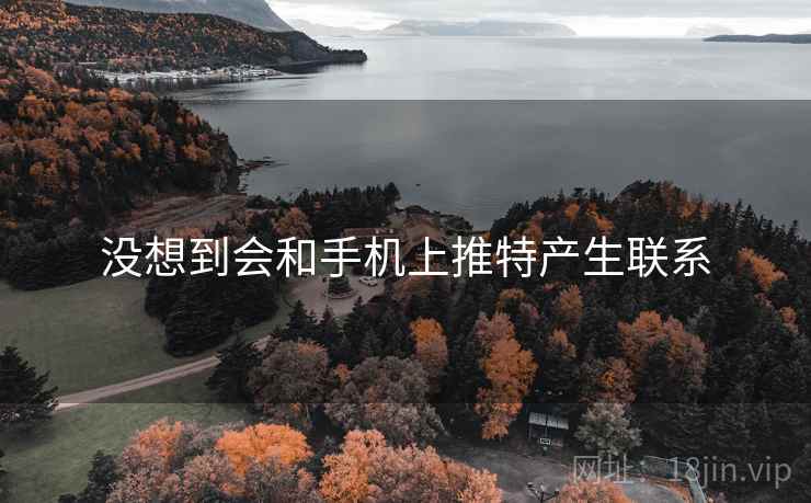没想到会和手机上推特产生联系